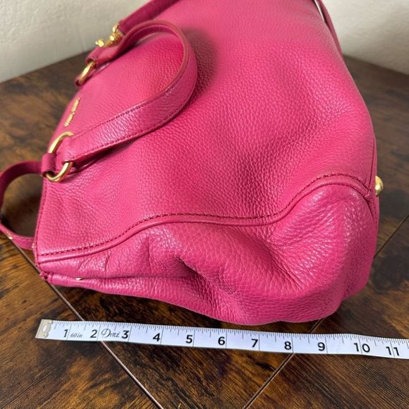 Miu Miu Pink Leather Handbag W/ Certificate of Authenticity - Picture 10 of 16